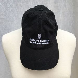 Ritz Carlton Golf Cap Black white Embroidered Baseball Cap